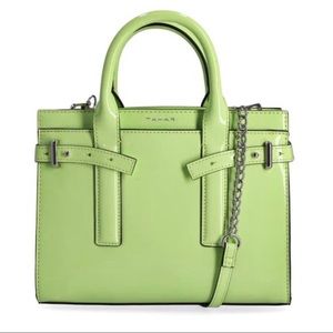 Tahari aloe PVC satchel